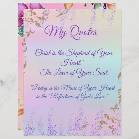 Mes devis papier personnalisé (Devant / Derrière)