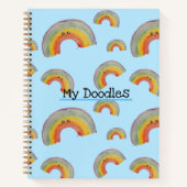 Mes Doodles, Personnalisable Carnet arc-en-ciel Ka (Devant)