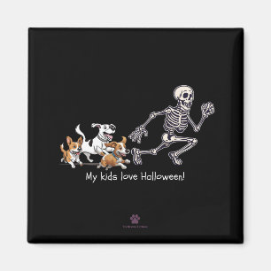 Mes Enfants adorent Halloween ! Magnet