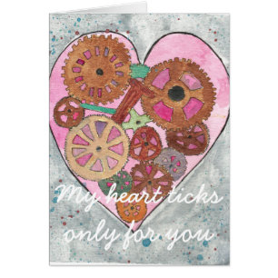 Mes enveloppes de carte de rose de coeur incluses