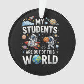 Mes étudiants sont dans ce monde spatial (devant)