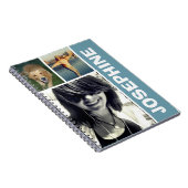 Mes favoris journal de collage photo bleu (Côté Droit)