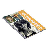 Mes favoris journal de collage photo orange (Côté Droit)