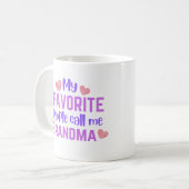 Mes Favoris M'Appelent Grandma Coffee Mug (Devant gauche)
