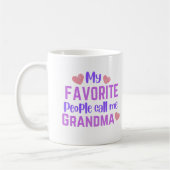 Mes Favoris M'Appelent Grandma Coffee Mug (Gauche)