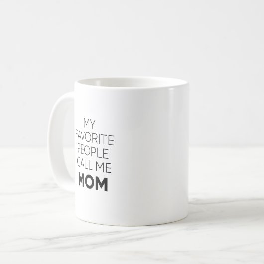 Mes Favoris M'Appelent Maman Mug (Devant gauche)