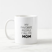 Mes Favoris M'Appelent Maman Mug (Gauche)