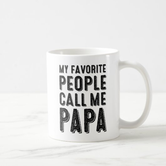 Mes Favoris M'Appelent Papa Mug (Droite)