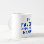 Mes gens préférés m'appellent Grampy Coffee Mug (Devant gauche)