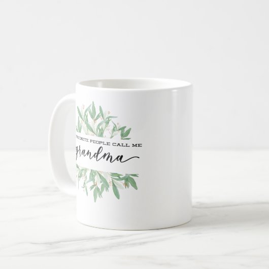 Mes gens préférés m'appellent Grand-mère Mug (Devant gauche)