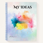 Mes idées Carnet 8.5x11 (Devant)