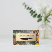 Mes | Kookkruiden en ingrediënten Visitekaartje (Staand voorkant)