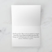 Mes mots ne sont pas adéquats, carte de condoléanc (Intérieur)