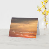 Mes mots ne sont pas adéquats, carte de condoléanc (Fleur jaune)