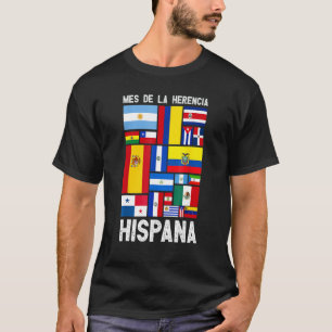 Mes Nacional de La Herencia Hispana Hispanic Herit T-shirt