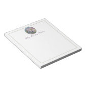 Mes notes adorables - Bloc-notes floral élégant (Incliné)