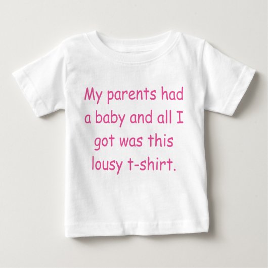 Mes parents ont eu un T-shirt de bébé (Devant)