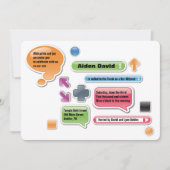 MES PARENTS SONT LAME Bat Bar Mitzvah Invitation (Devant)