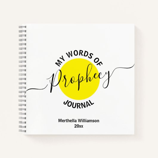 Mes paroles du journal de la prophétie (Devant)