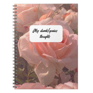 Mes pensées stupides/géniales. Carnet photo à spir