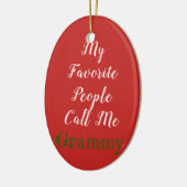 Mes personnes préférées m'appellent… ornement (Gauche)