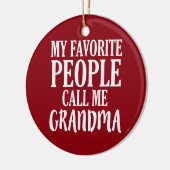 Mes personnes préférées m'appellent ornement de (Gauche)