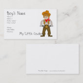 Mes petites cartes de maman de cowboy (Devant / Derrière)