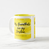 "Mes petits-enfants sont mon soleil" 11oz mug (Devant gauche)