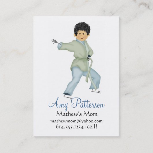 Mes peu de cartes de maman de karaté (Devant)