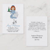 Mes peu de cartes de maman de serveuse d'avenir (Devant / Derrière)