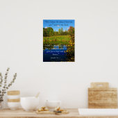 Mes Plans Pour Vous Écriture Poster (Cuisine)