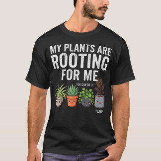 Mes plantes me font rire T-shirt de plante d'intér