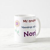 Mes Plus Grandes Bénédictions M'Appelent Mug Café  (Devant droit)
