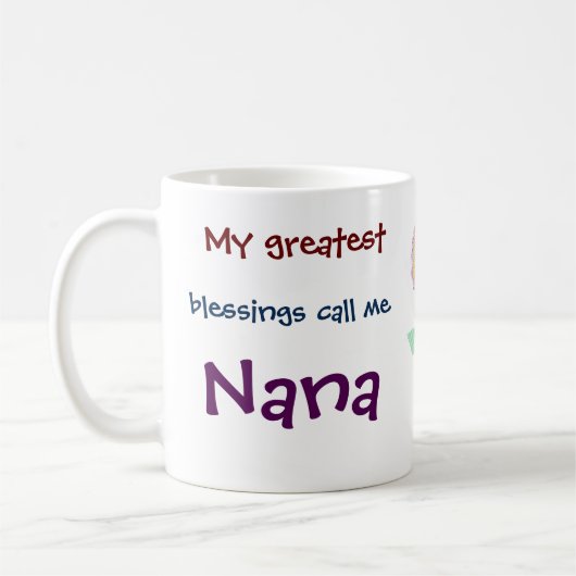Mes Plus Grandes Bénédictions M'Appelent Mug De Ca (Gauche)