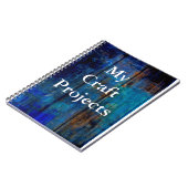 Mes projets de métier - bleu de carnet de (Côté gauche)