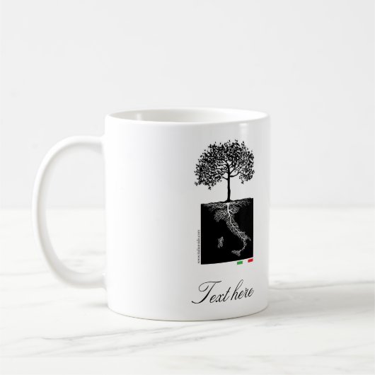 Mes racines italiennes Mug (Gauche)