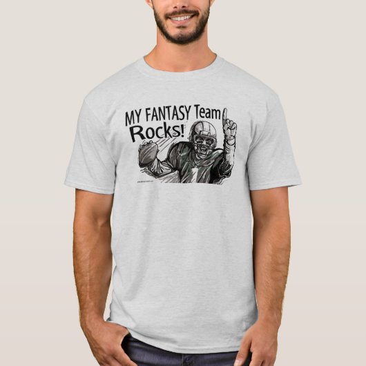 Mes roches d'équipe d'imaginaire ! T-shirt du (Devant)