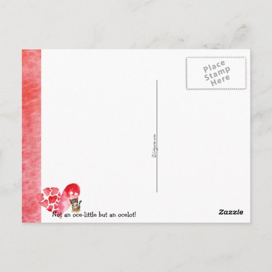 Mes sentiments sont profonds Carte Ocelot (Dos)