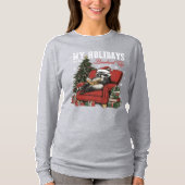 Mes Vacances Sont Toutes Réservées T-Shirt À Longu (Devant)