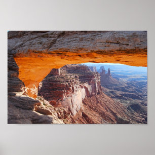 Mesa Arch à Sunrise, Utah Poster