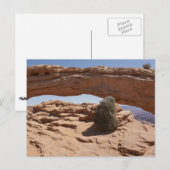 Mesa Arch en Tumbleweed bij Canyonlands Briefkaart (Voorkant / Achterkant)