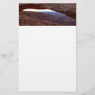 Mesa Arch van het Canyonlands National Park Briefpapier