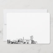 Mesa Arizona Croquis Cartes de notes personnalisée (Dos)