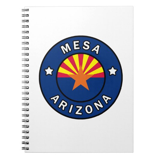 Mesa Arizona Notitieboek (Voorkant)