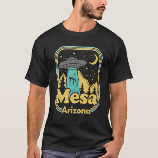 Mesa Arizona Ufo Alien Jager Ironische 80s Staatst T-shirt