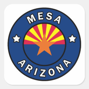Mesa Arizona Vierkante Sticker