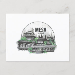 Mesa City Arizona Verenigde Staten Briefkaart
