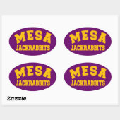 Mesa Jackrabbits Ovale Sticker (Vel)