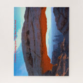 Mesa Rock Utah. kerstcadeautjes Legpuzzel (Verticaal)