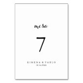 Mesa Spaanse bruiloft Kaart (Voorkant)